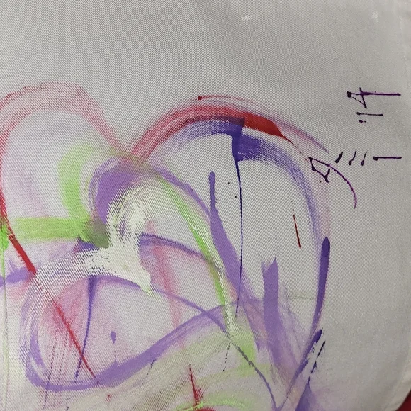 🎉💜HP💜🎉Custom Painted Wearable Art Apron #1410 - Picture 4 of 8